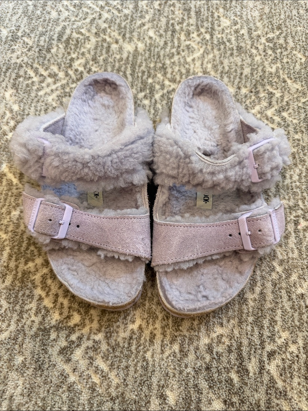 Birkenstock Kids Cozy Sandals - Light Lavender